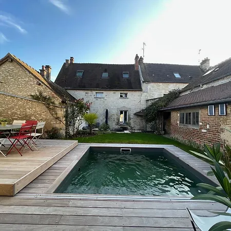 Maison de campagne à la ville Senlis  Esterno foto